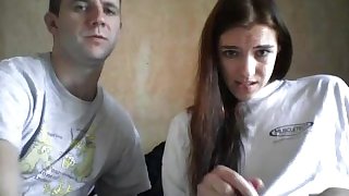 Old swinger meets young teen model