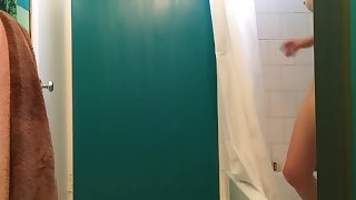 SPY - 18 Year old VIRGIN Fresh out of Shower