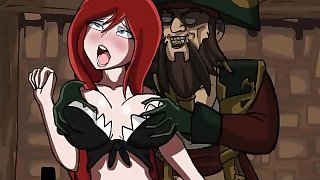 League of Legends Hot Miss Fortune Animation (Loop) with sound